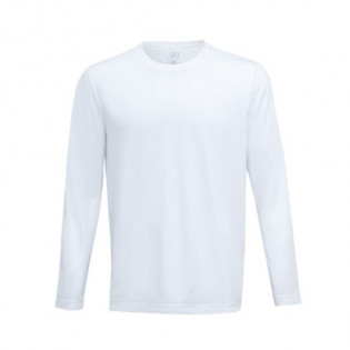 90 GO FUN men's antibacterial long-sleeved T-shirt White